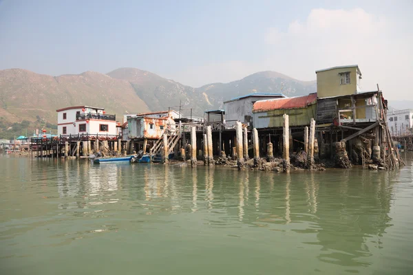 Kinesiska fiske byn tai o, Hongkong — Stockfoto