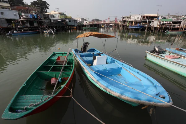 中国漁船村 tai o、香港の風景 — ストック写真