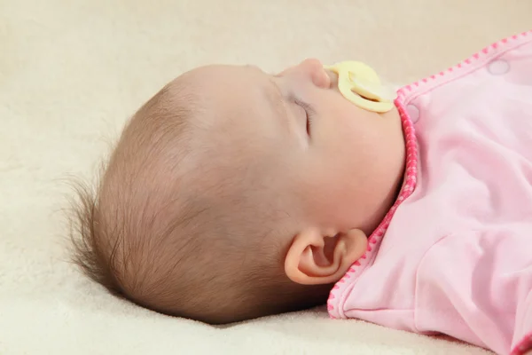Portrait of a little baby sleeping — Stock Photo, Image