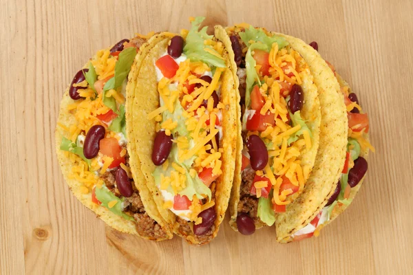 Vértes ízletes mexikói Taco — Stock Fotó