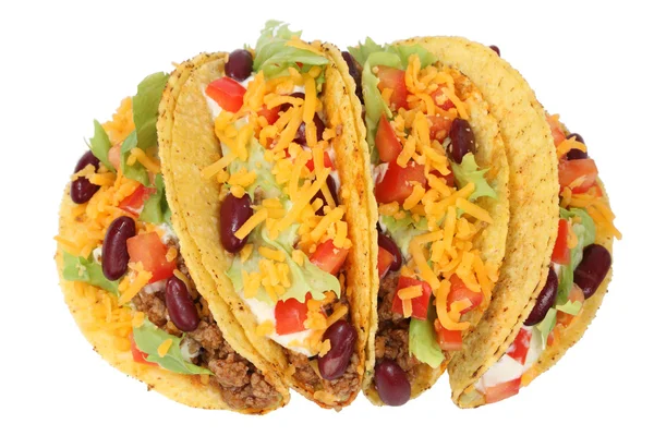 Deliciosos tacos mexicanos — Foto de Stock