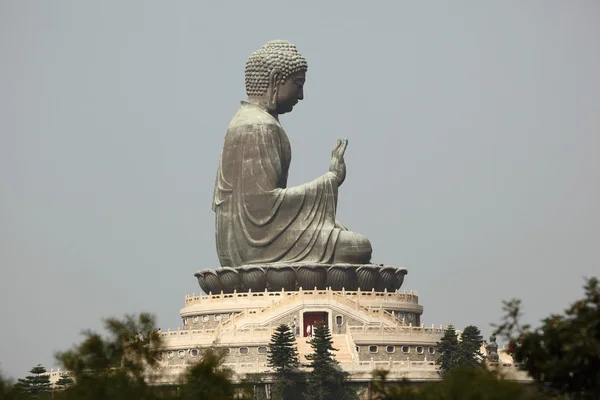 Estátua de Buda Gigante em Tian Tan. Hong Kong, China — Fotografia de Stock