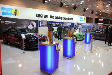 BILSTEIN Tuning stand at the Essen Motor Show clipart