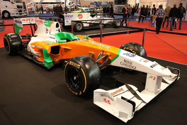 Força Índia VJM 04 Fórmula 1 carro de corrida — Fotografia de Stock