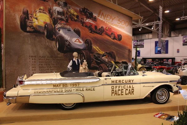 Mercury from 1957 race car — Stock Photo, Image