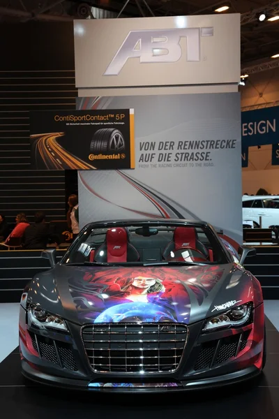 Audi r8 van abt getoond op de Autosalon van essen — Stockfoto