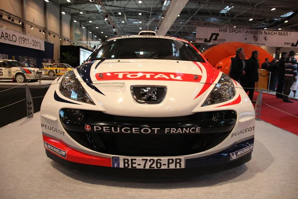 Peugeot 207 super 2000 rally wyścigi samochodowe — Zdjęcie stockowe