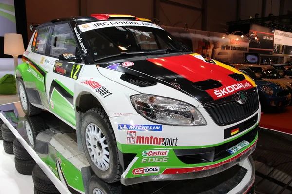 Skoda fabia super 2000 rally auto — Stockfoto