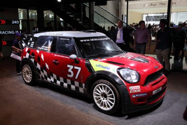 New Mini Cooper Rally WRC clipart