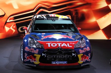 Citroen DS3 WRC Rally Racing Car clipart