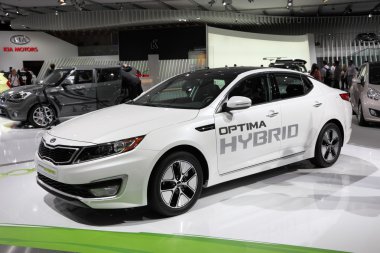 New Kia Optima Hybrid clipart