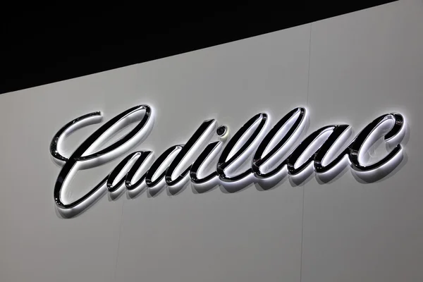 Логотип компанії Cadillac — стокове фото