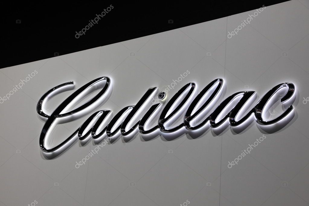 FRANKFURT - SEPT 24: The Cadillac Company Logo at the 64th IAA (Internationale Automobil Ausstellung) on September 24, 2011 in Frankfurt, Germany