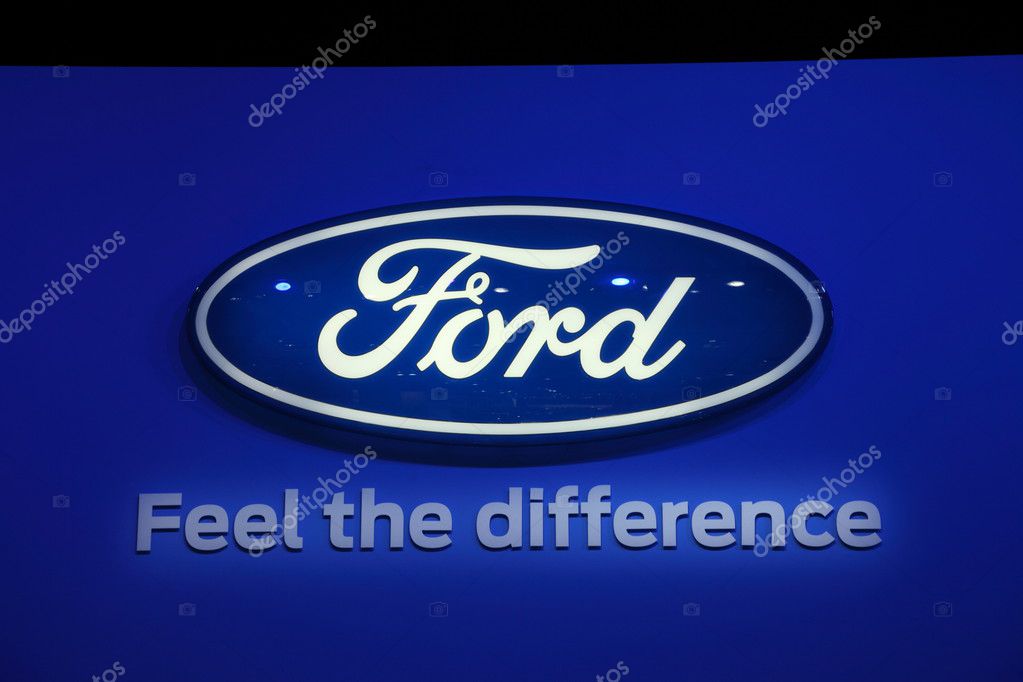 FRANKFURT - SEPT 24: The Ford Company Logo at the 64th IAA (Internationale Automobil Ausstellung) on September 24, 2011 in Frankfurt, Germany