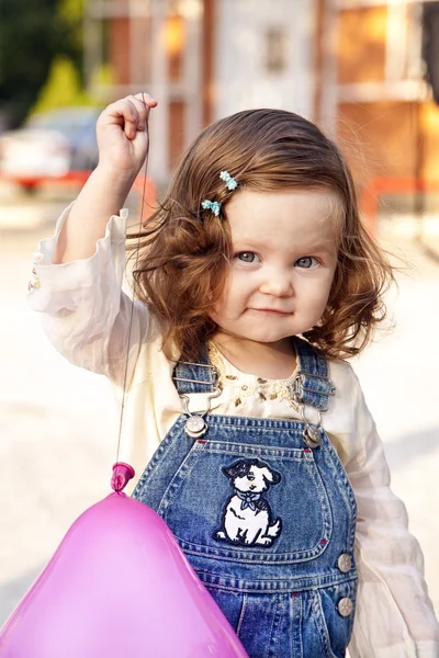 Baby girl happy portrait — Stock Photo, Image