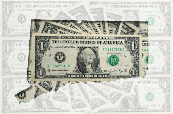 Şeffaf Amerikan Doları banka ile connecticut anahat Haritası — Stok fotoğraf