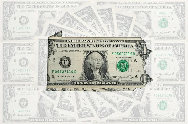 Obrys mapy pennsylvania zákazem transparentní americký dolar — Stock fotografie