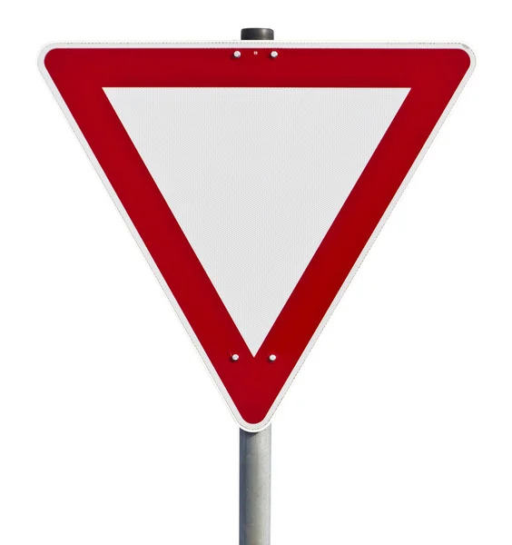 Podać sposób - znak drogowy (wycinek ścieżki zawarte) Zdjęcie Stockowe