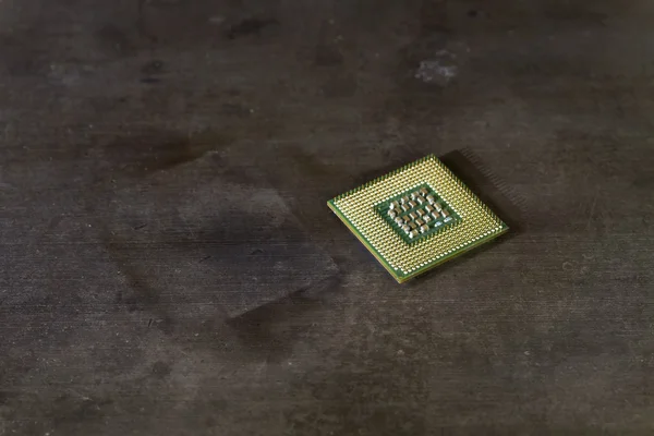 Cpu with pins up — Stock Photo, Image