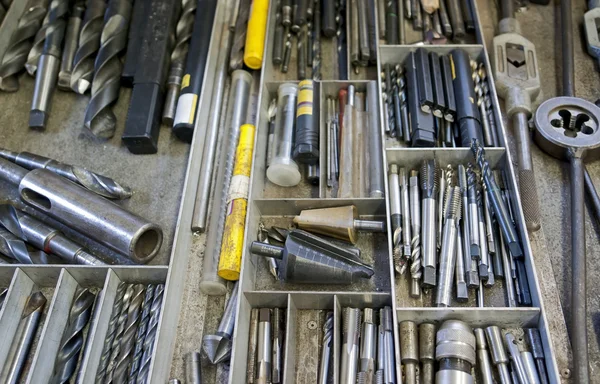 Έργο εργαλεία στο συρτάρι — Φωτογραφία Αρχείου