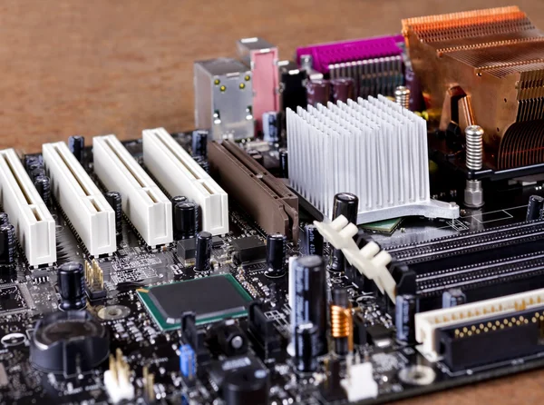 Modern computer main board — Stock Photo, Image