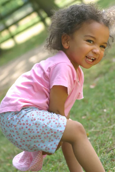 A beautiful mixed race girl — Stock Photo, Image