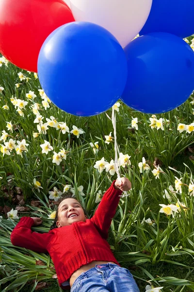 Frühlingsluftballons — Stockfoto