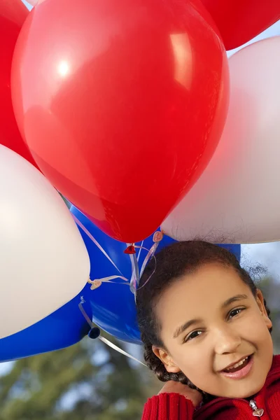 Ich liebe meine Luftballons — Stockfoto