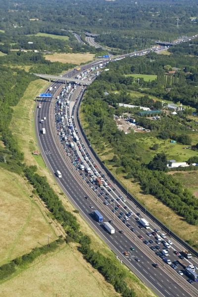 Congestionamento da auto-estrada — Fotografia de Stock