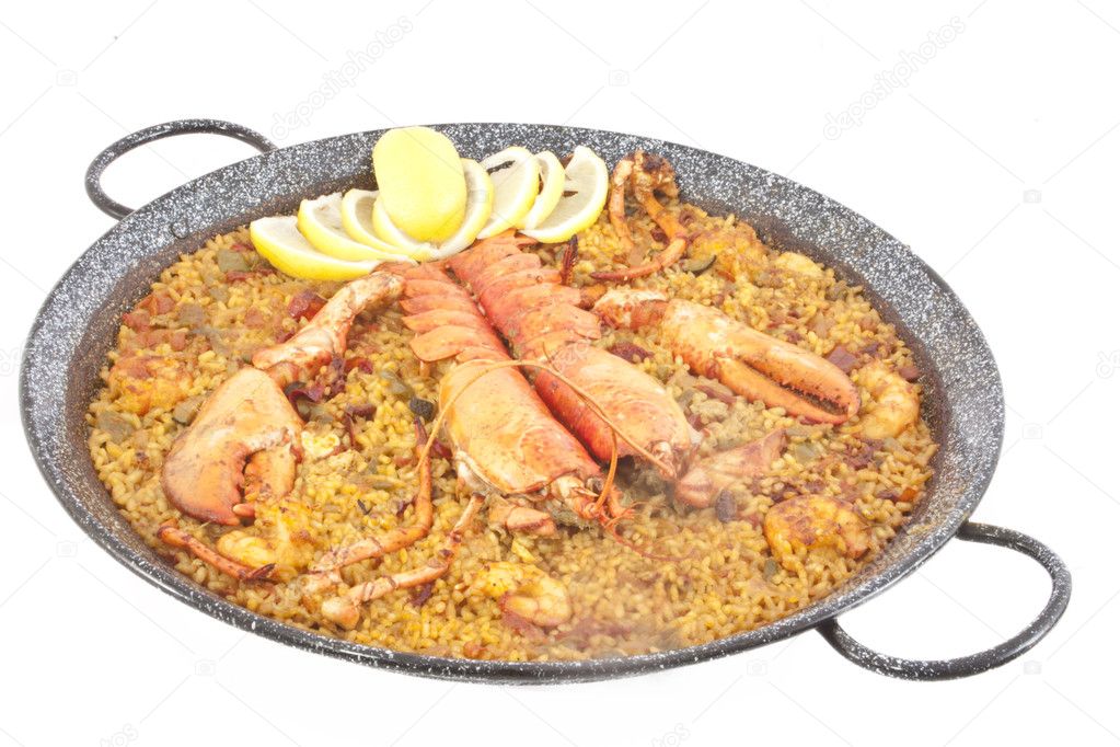 Paella de langosta fotografía de stock © mnlbnto 6830716 Depositphotos