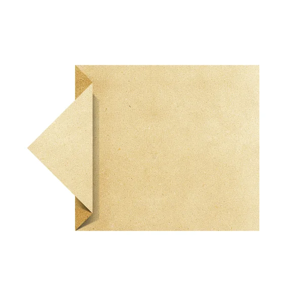 大尺寸纸张谈折纸回收 papercraft 背景 — 图库照片