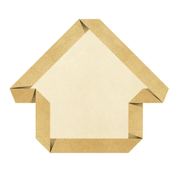 Ev geri dönüşüm origami papercraft — Stok fotoğraf