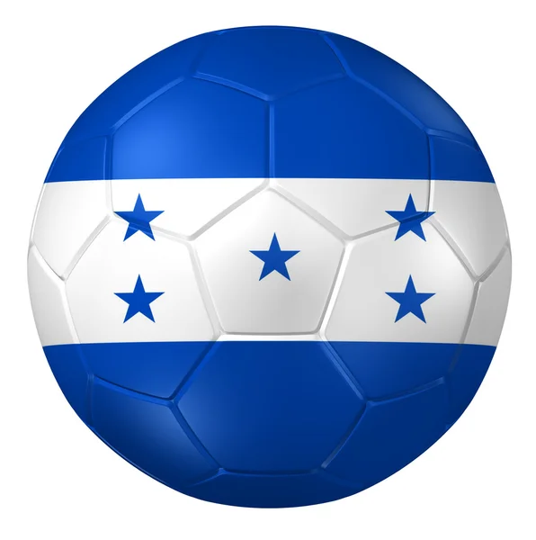 Bir futbol topunun 3D canlandırması. — Stok fotoğraf