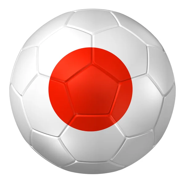 3D-Darstellung eines Fußballs. — Stockfoto