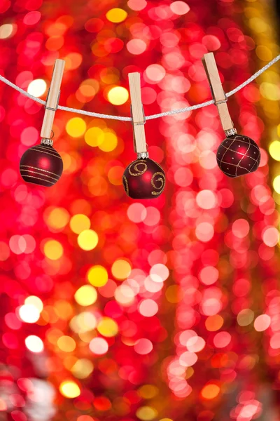 Noel ağacı süslemeleri — Stok fotoğraf
