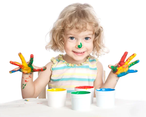 Pintura infantil — Foto de Stock