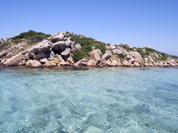Krajobraz Szmaragdowe Wybrzeże, Sardynia, Włochy — Zdjęcie stockowe