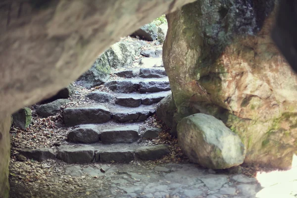 Jeskyně s kroky — Stock fotografie