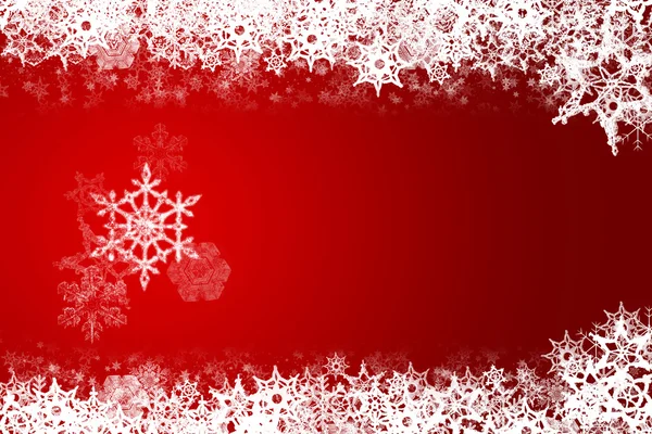 Floco de neve vermelho — Fotografia de Stock