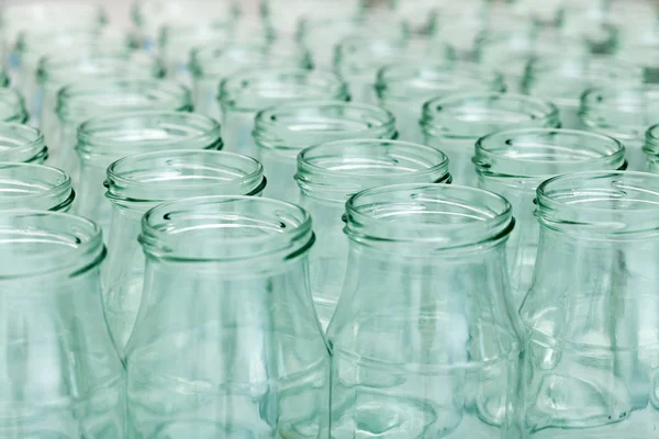 Lots of empty jars — Stock Photo, Image