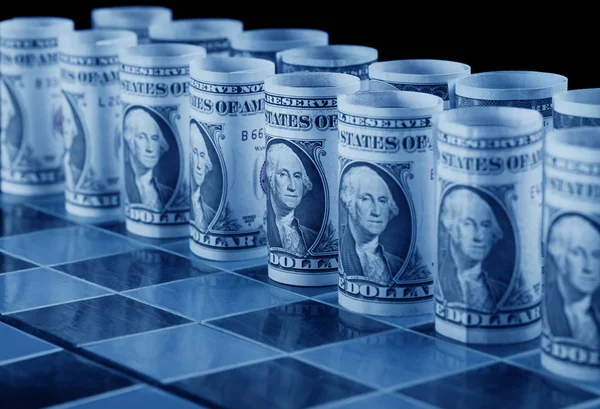 Money strategy concept — Stock Photo, Image