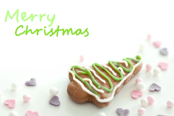 Vánoční cookie closeup — Stock fotografie