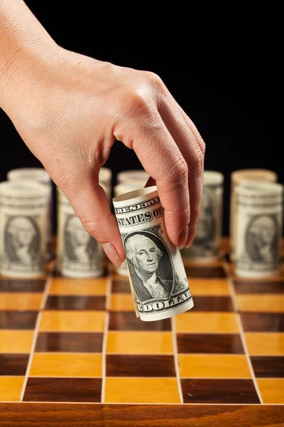 Money strategy concept — Stock Photo, Image