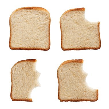 Eating a slice of bread clipart