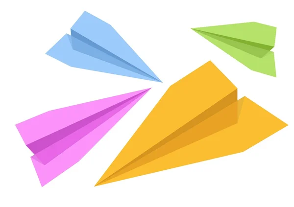 Colorful paper rockets — Stock Photo, Image