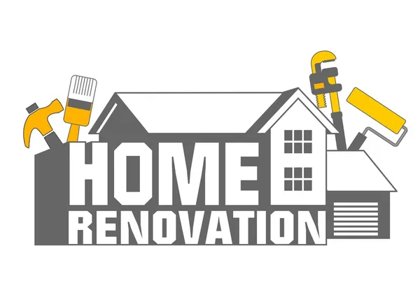 Home renovatie pictogram — Stockfoto