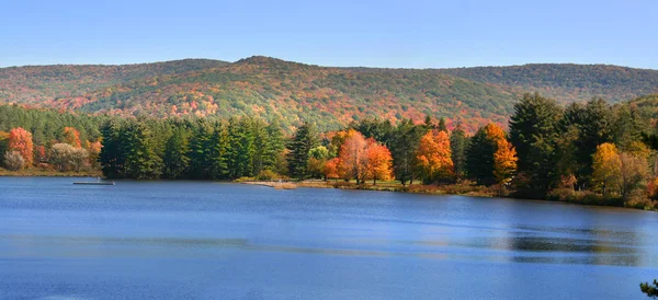 Scenic autumn panorama — Stock Photo, Image
