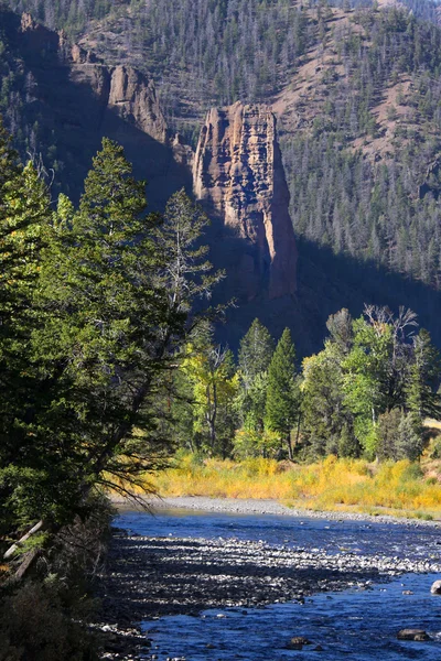 Yellowstone річка — стокове фото