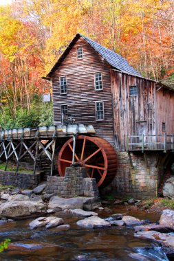 Glade creek Grist mill clipart