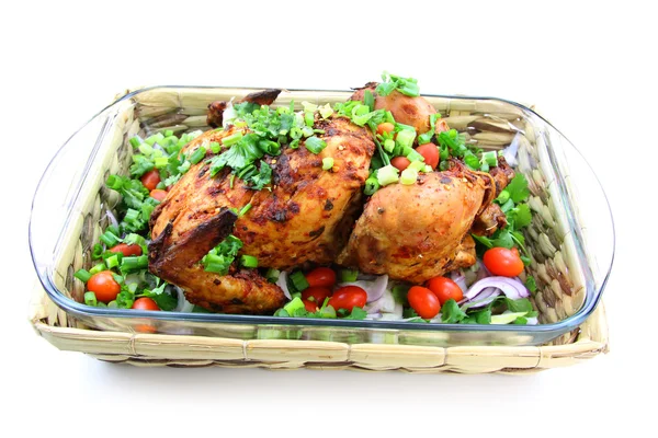 Grilled whole chicken — Stock Photo, Image